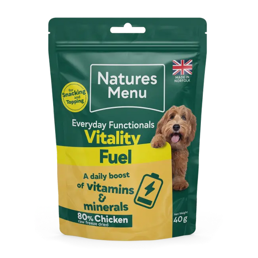 Natures Menu Everyday Functionals Vitality Fuel Dog Treats 40g