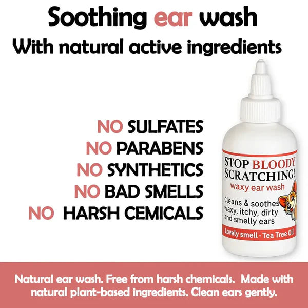 "Stop Bloody Scratching" Waxy Ear Wash 118ml