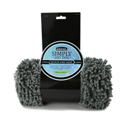 Ancol Simply Dry Noodle Dog Microfibre Mat 90 x 60cm
