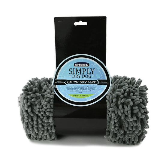 Ancol Simply Dry Noodle Dog Microfibre Mat 90 x 60cm