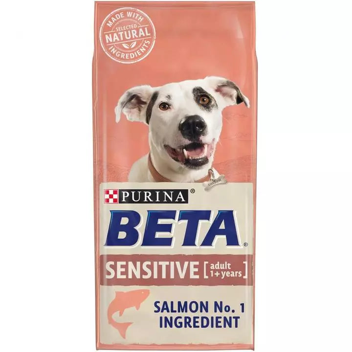 BETA Sensitive Adult Dry Dog Food Salmon 14kg