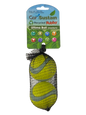 Gor Pets Sustain Ultima Ball Eco-Friendly Dog Toy 2-Pack Medium 6.5cm - Neon