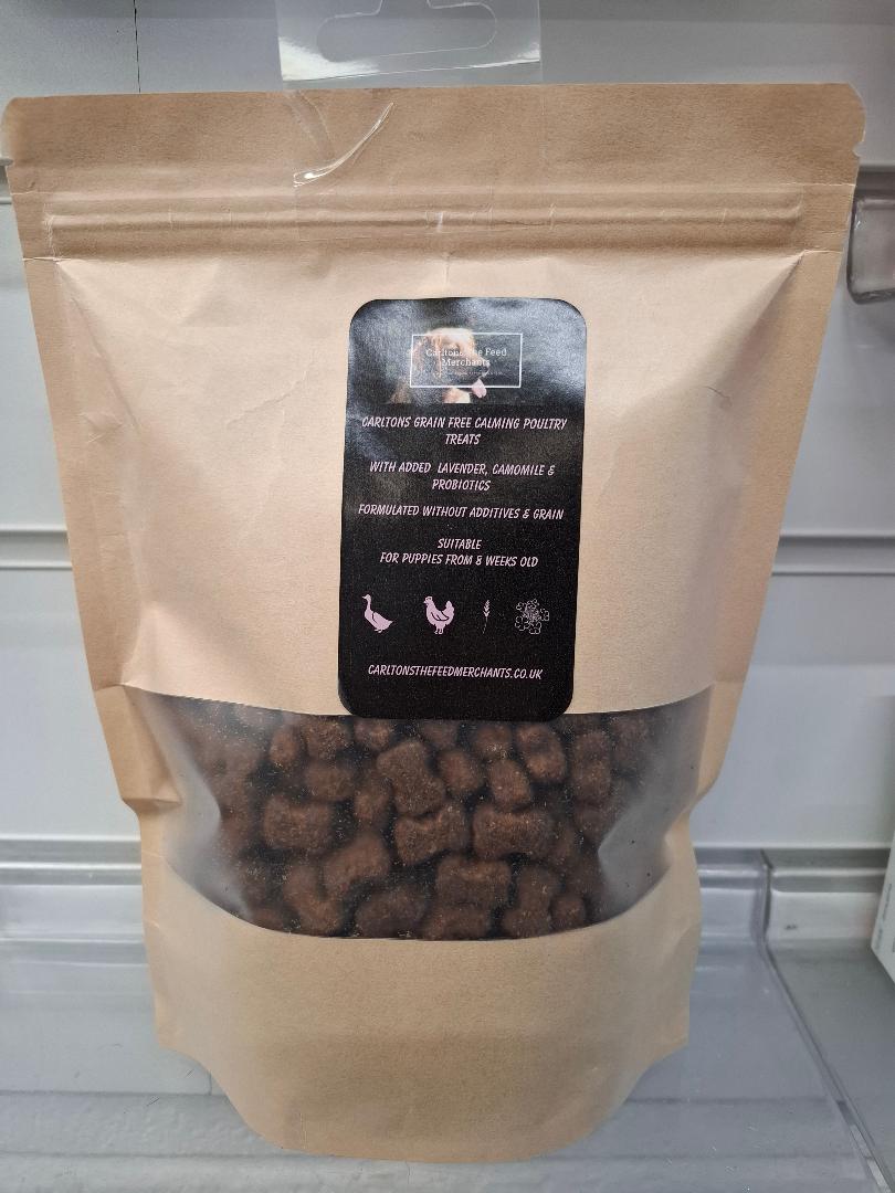 Carltons Grain Free Calming Poultry Treats 500g