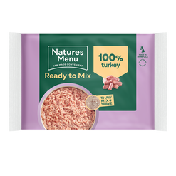 Natures Menu Frozen Ready to Mix 100% Turkey Block 400g