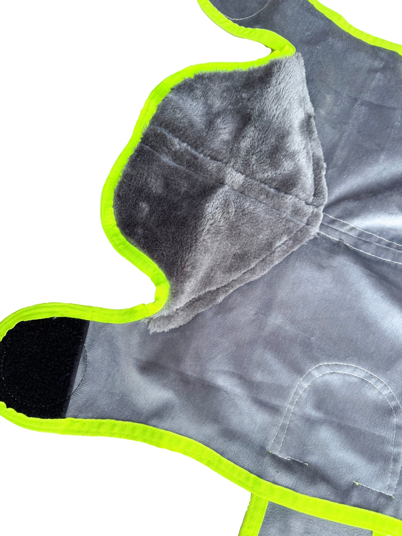 Uhlan Yellow Hi Viz Waterproof Dog Coat - Extra Small