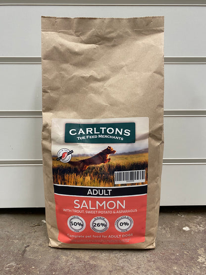 Carlton's Grain Free Adult Salmon with Trout, Sweet Potato & Asparagus 2kg