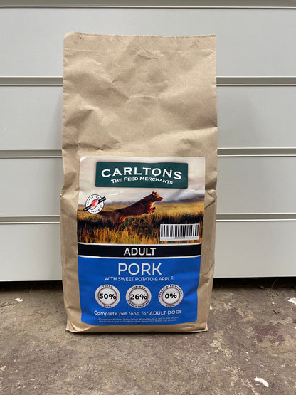 Carlton's Grain Free Adult Pork with Sweet Potato & Apple 2kg