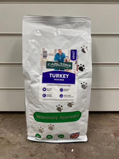 Carlton's Veterinary Adult Turkey with Rice 1.5kg